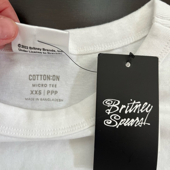 New! Cotton On Britney Spears Baby T sz XXS - Picture 3 of 4